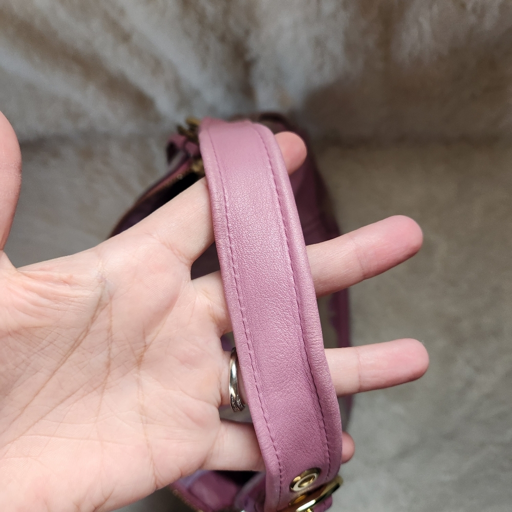 Coach Ali Patchwork Pieced Hobo Bag Y2K Purple - Picture 10 of 16